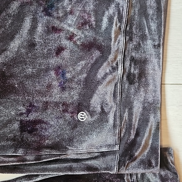 Lululemon Velour Warm Down Crew Interstellar Dark Grey Multi 8 - Picture 7 of 7